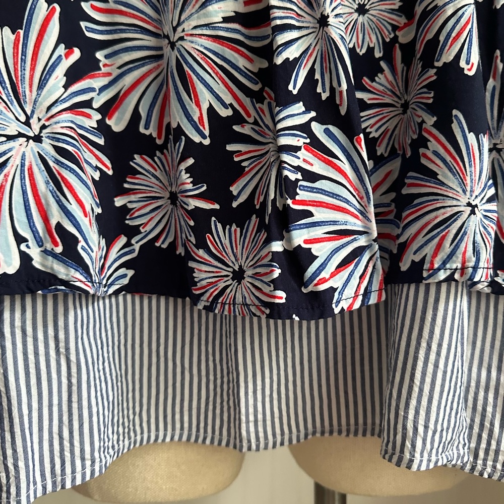 Firework and Striped layered shirt - Picture 5 of 6